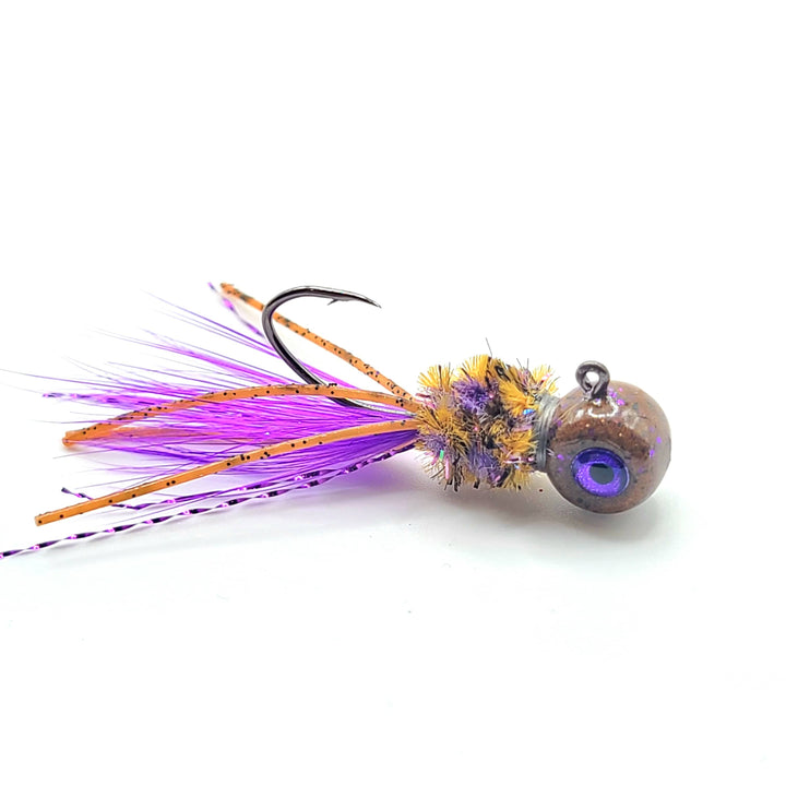 Hand Tied Crappie Jigs-3D Eyes-3 Pack